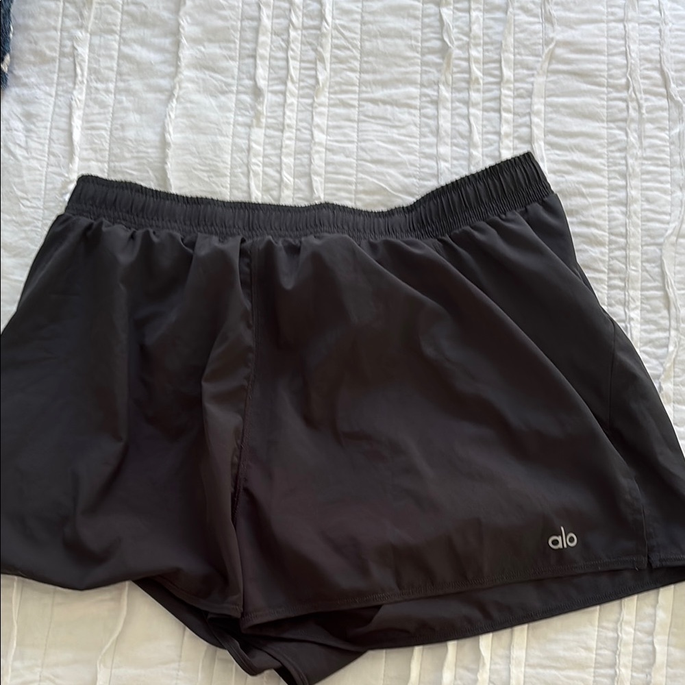 ALO Yoga Black Athletic Shorts
